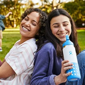 Stylish Hydro Flask 20 oz Kids Water Bottle for School
