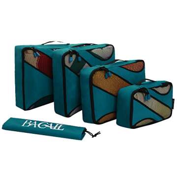 BAGAIL 6 Set Packing Cubes for Organized Travel