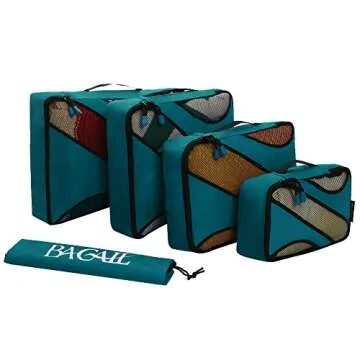 BAGAIL 6 Set Packing Cubes for Organized Travel