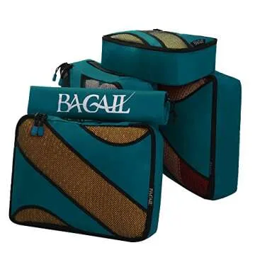 BAGAIL 6 Set Packing Cubes for Organized Travel
