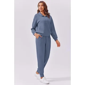 PINSPARK Women’s 2 Piece Tracksuit for Travel and Fitness