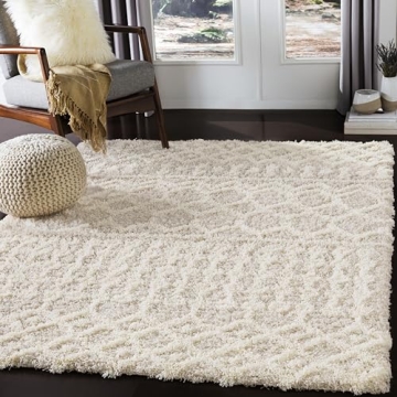 Livabliss Moroccan Shag Area Rug for Modern Homes
