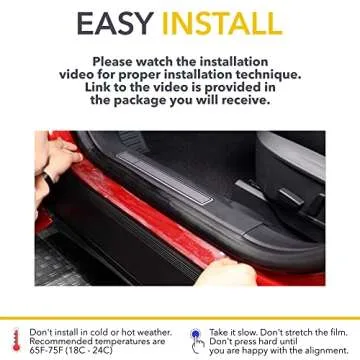 TWRAPS Clear PPF for Mach-E Door Protection - Easy Installation