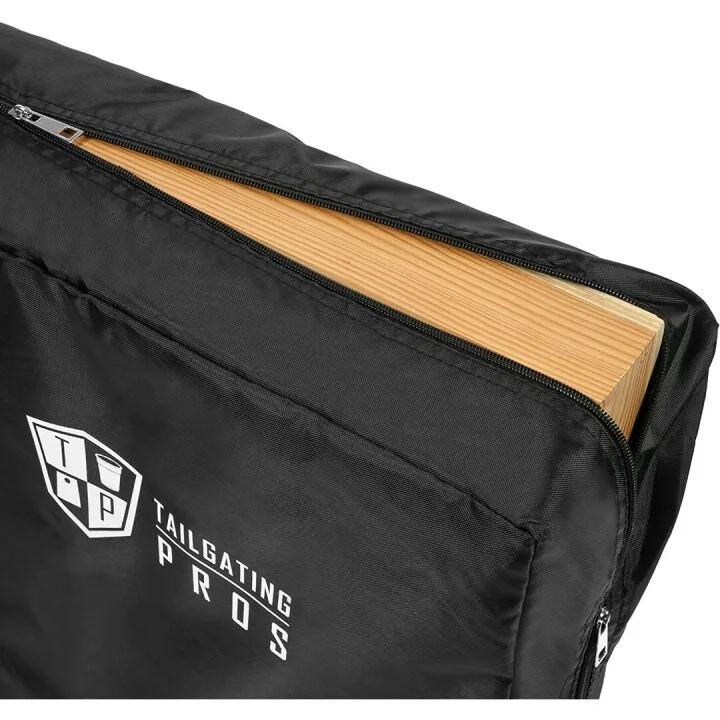 Rustic American Flag Cornhole Boards Set with Bags