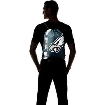 FOCO Philadelphia Eagles NFL Big Logo Drawstring Backpack