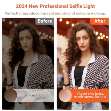 Kinglucky Selfie Light Upgrade for iPhone and Cameras