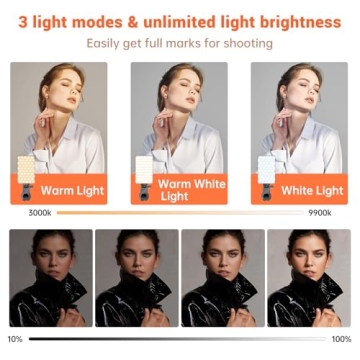 Kinglucky Selfie Light Upgrade for iPhone and Cameras