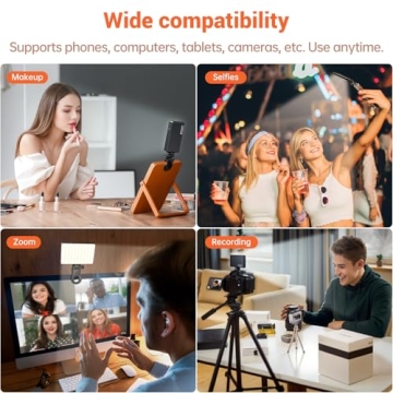 Kinglucky Selfie Light Upgrade for iPhone and Cameras
