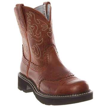 ARIAT Women's Fatbaby Saddle Western Boot Cowboy