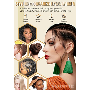 Samnyte Hair Wax Stick for Strong Hold and Shine