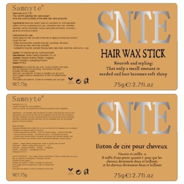 Samnyte Hair Wax Stick for Strong Hold and Shine