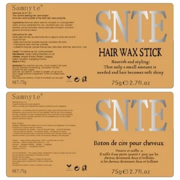 Samnyte Hair Wax Stick for Strong Hold and Shine