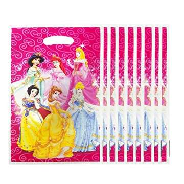 Xingyu 50 Packs Princess Party Gift Bags, Princess Gift Bags Party Supplies for Kids Cute Princess T...