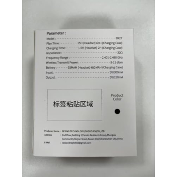 Bluetooth 5.4 Sport Wireless Earbuds with Noise Canceling