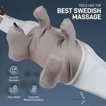 BackPlus Platinum Cordless Neck Massager – Deep Tissue Shiatsu Massage with Heat – Deep Kneading Stress Relief for Back Pain