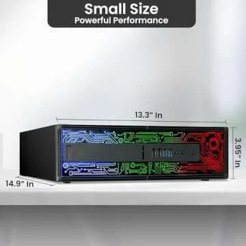 HP 800 G2 RGB Gaming PC Desktop – Intel Core i5 6th Gen, 16GB DDR4 Ram, 512GB SSD, NVIDIA GeForce GT 1030 2GB DDR5, New 24 Inch Monitor, Windows 10 Pro – Computer Tower for PC Gamer (Renewed)