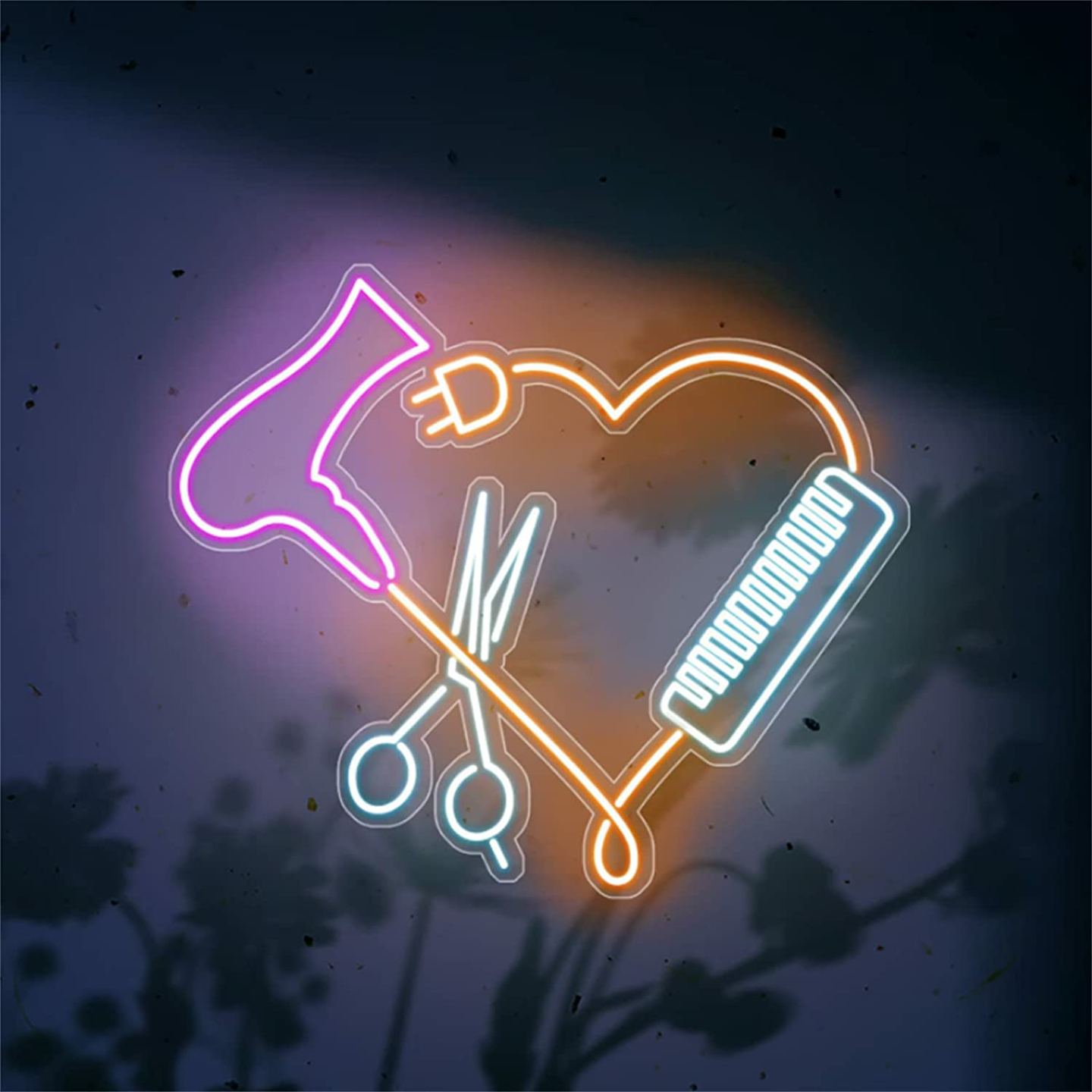 Hair Dresser Neon Signs - LED Wall Decor for Salons