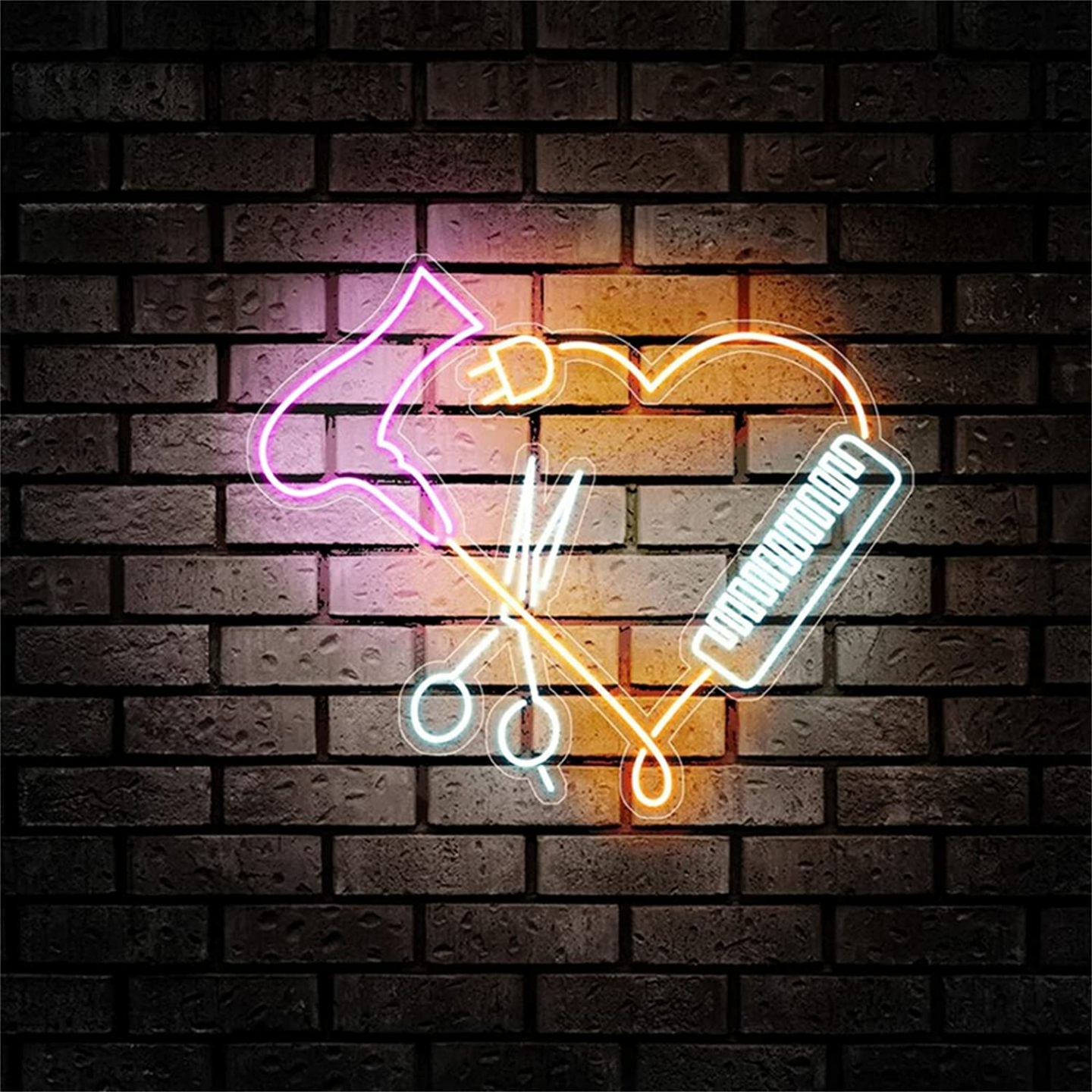 Hair Dresser Neon Signs - LED Wall Decor for Salons