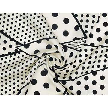 Allegra K Vintage Retro Polka Dots Scarf for Stylish Women