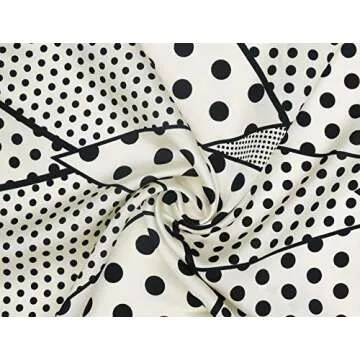 Allegra K Vintage Retro Polka Dots Scarf for Stylish Women