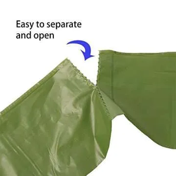 Dog Poop Bag, Biodegradable Poop bags for pets - Disposable Pet Waste, Compostable Pet Waste Bags, Eco-Friendly Leak Proof, Fits for Dogs and Cat (150 bags/10 rolls)