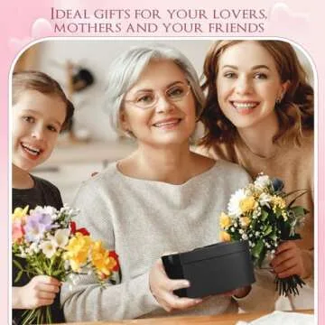 Resurhang 12 Pcs Valentine's Day Heart Shaped Boxes for Flower Bridesmaid Proposal Floral Gift Box w...