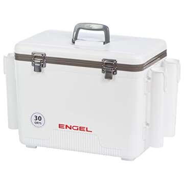 Engel UC30 30qt Leak-Proof Drybox Cooler for Fishing