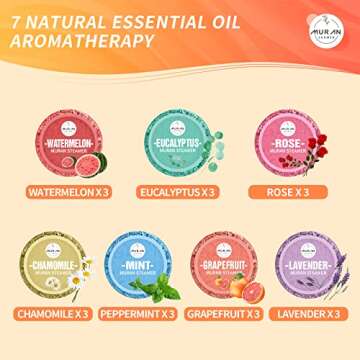 Shower Steamers Aromatherapy 21-Pack Shower Bombs Valentines Day Gifts for Her Him Mom Wife, Eucalyp...