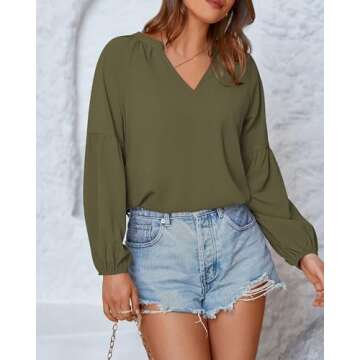 BTFBM Women Boho Blouse - Lightweight Floral Summer Tops