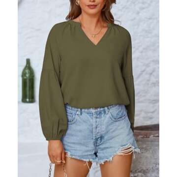 BTFBM Women Boho Blouse - Lightweight Floral Summer Tops