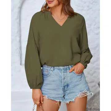 BTFBM Women Boho Blouse - Lightweight Floral Summer Tops