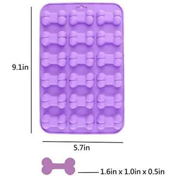 Silicone Molds for Homemade Dog Treats and More