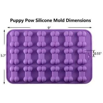 Silicone Molds for Homemade Dog Treats and More