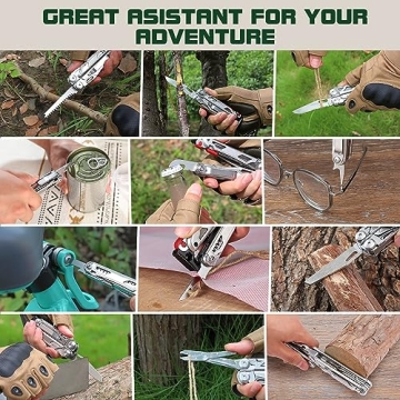 MOSSY OAK 19-IN-1 Stainless Steel Multitool for Outdoors