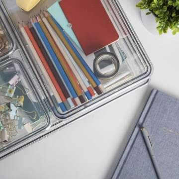 Martha Stewart 4 Piece Storage Bin Set - Elegant Organization