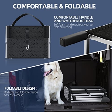 PetRuna Extra Wide Dog Ramp for Large Dogs