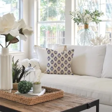 PANDICORN Vintage Floral Pillow Covers Set 2 Stylish Decor