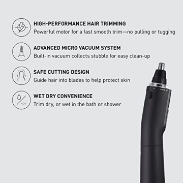 Panasonic Ear and Nose Hair Trimmer with Vacuum System