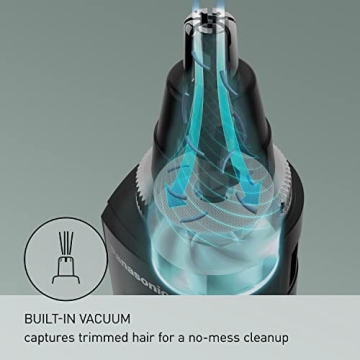 Panasonic Ear and Nose Hair Trimmer with Vacuum System