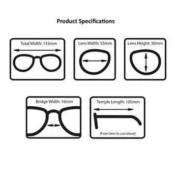 Boost Eyewear 6 Pack Reading Glasses for All - Stylish & Durable