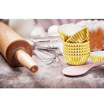 400 Mini Foil Cupcake Liners - Colorful Baking Essentials