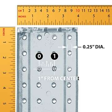 Azar Displays 4-Sided Revolving Counter Pegboard Display