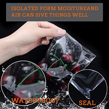 950 PCS Clear Resealable Cellophane Bags for Baking & Crafts