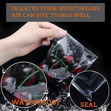 950 PCS Clear Resealable Cellophane Bags for Baking & Crafts