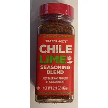 Trader Joe's Seasonings Bundle - Everything But The Bagel Sesame and Chile Lime Seasoning Blends (1 of each)