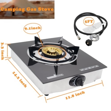 Portable RegiisCook LPG Burner - Perfect for Camping