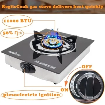Portable RegiisCook LPG Burner - Perfect for Camping