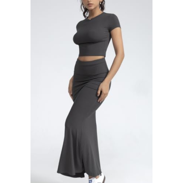 Shop CHYRII Women's Two Piece Set Dark Grey For Every Occasion