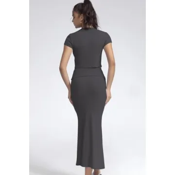 Shop CHYRII Women's Two Piece Set Dark Grey For Every Occasion
