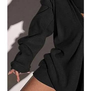 ECDAHICC Women's Two Piece Outfits Knitted Halter Neck Crop Tank Tops and Oversized Off Shoulder Deep V Neck Pullover Sweater